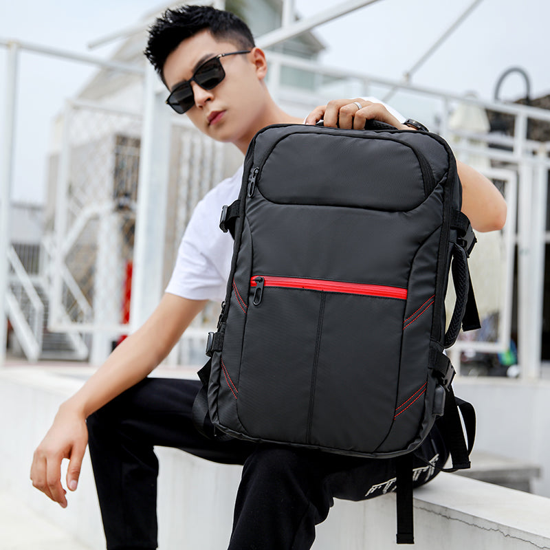 Mochila para Laptop Resistente al Agua con puerto USB 39 L – Diseño A