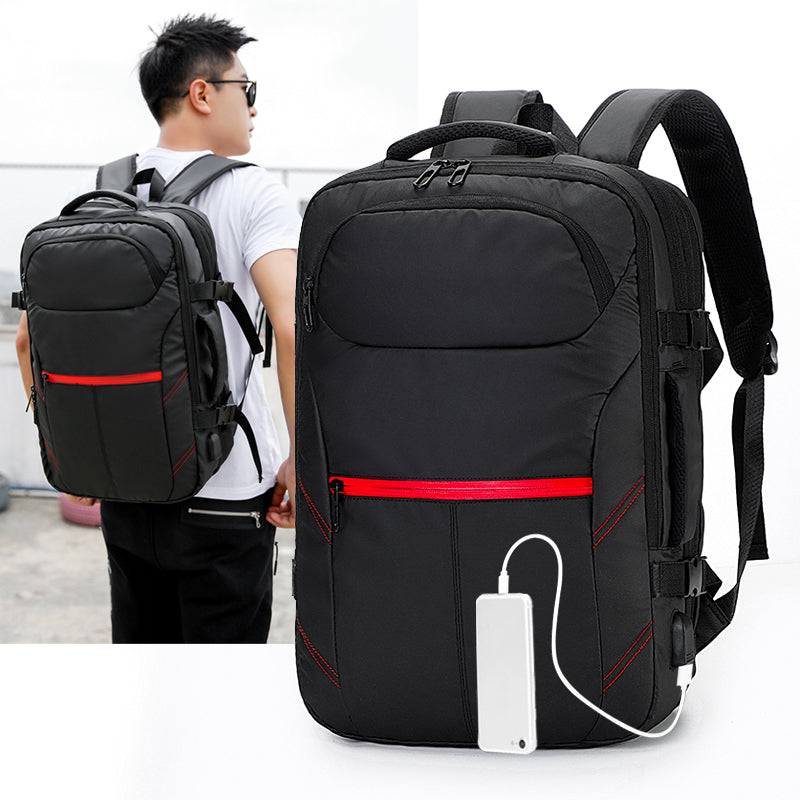 Mochila para Laptop Resistente al Agua con puerto USB 39 L – Diseño A