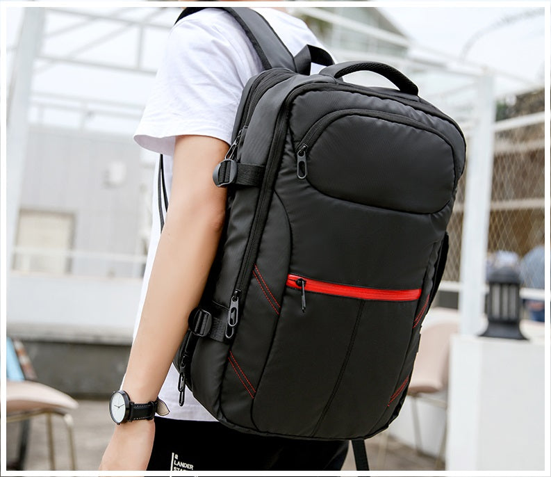 Mochila para Laptop Resistente al Agua con puerto USB 39 L – Diseño A