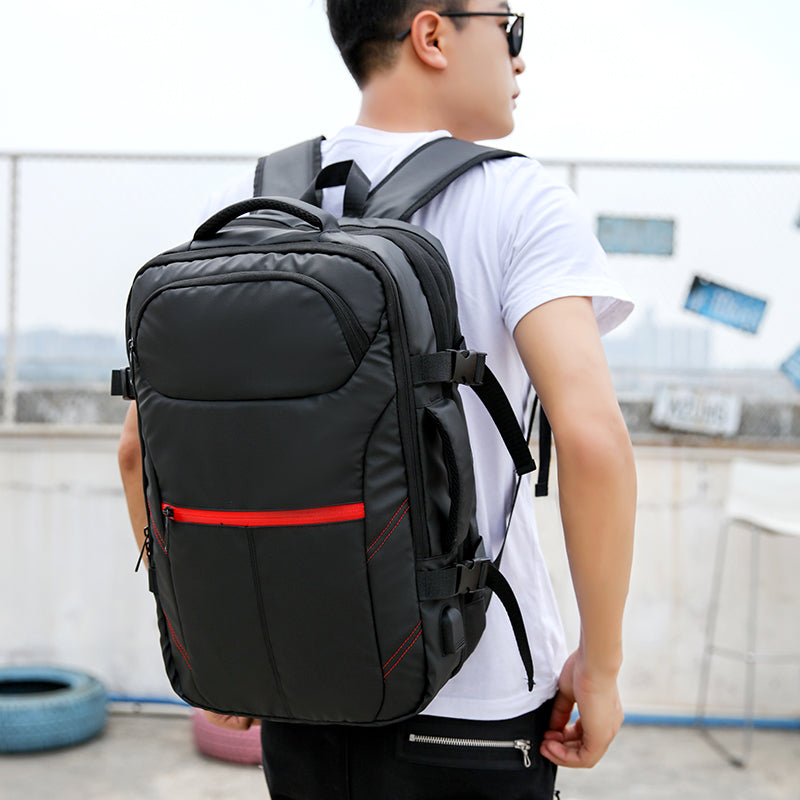 Mochila para Laptop Resistente al Agua con puerto USB 39 L – Diseño A