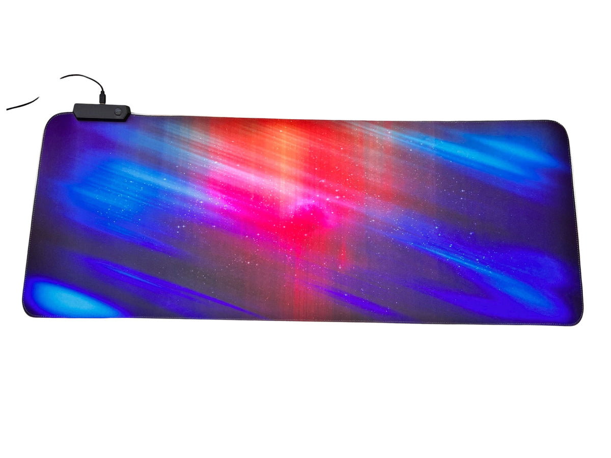 Mousepad Gamer Led RGB USB 80X30cm – Diseño E