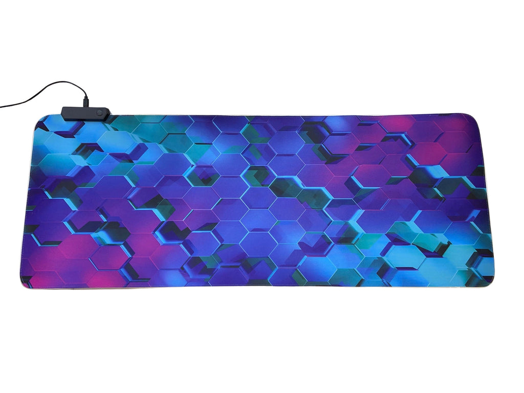 Mousepad Gamer Led RGB USB 80X30cm – Diseño J