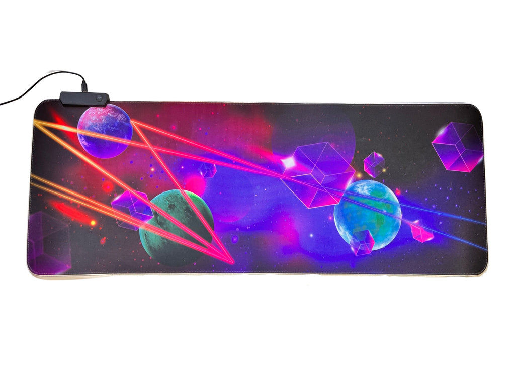 Mousepad Gamer Led RGB USB 80X30cm – Diseño A