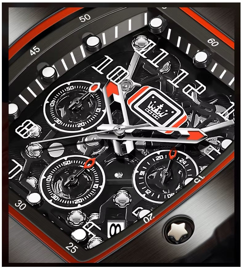 Reloj Deportivo para Hombre Correa Silicona y Cristal Zafiro