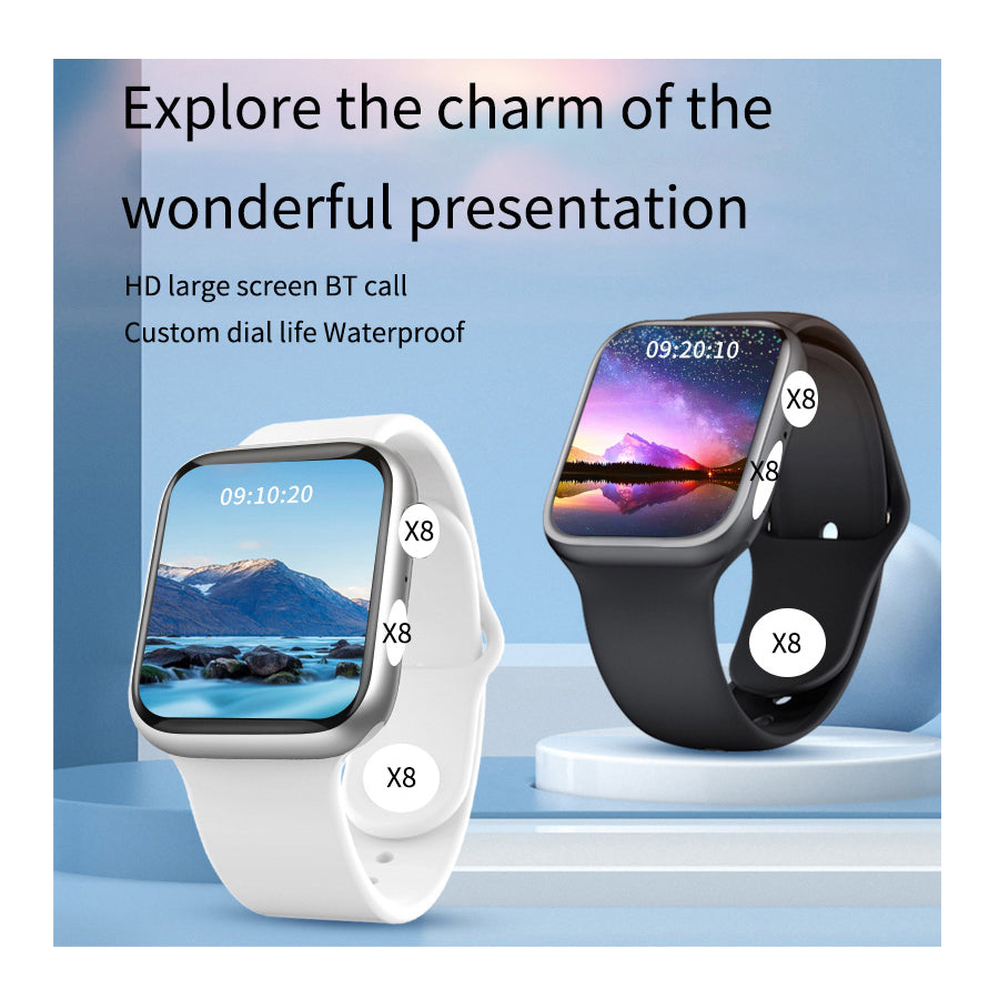 Smartwatch Bluetooth X8 PRO MAX Rosado
