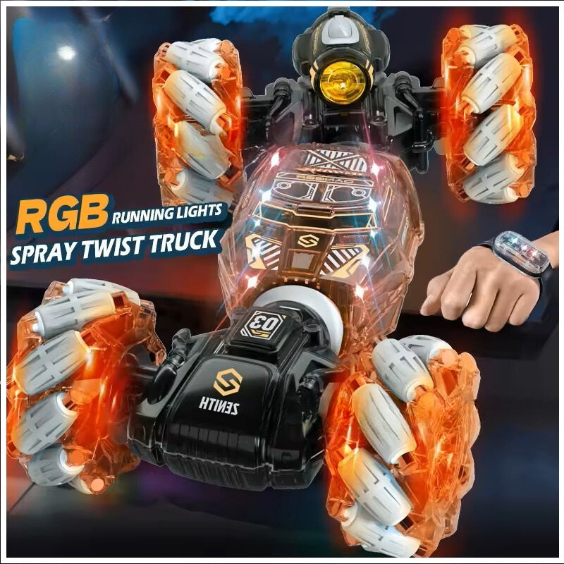 Auto Acrobático Doble Cara 4X4 RC Control Remoto Gestos 2.4G