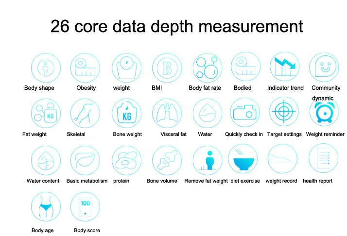 Pesa Balanza Digital Avanzada 180Kg 79 Análisis Composición Corporal