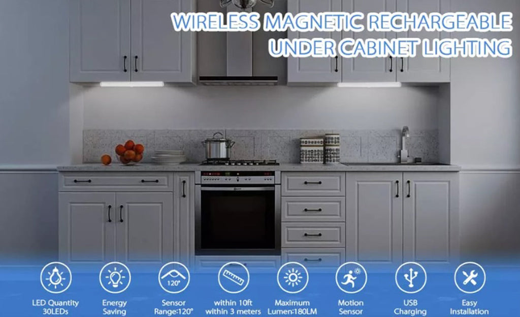 Barra Luz Led inteligente con sensor de movimiento Recargable