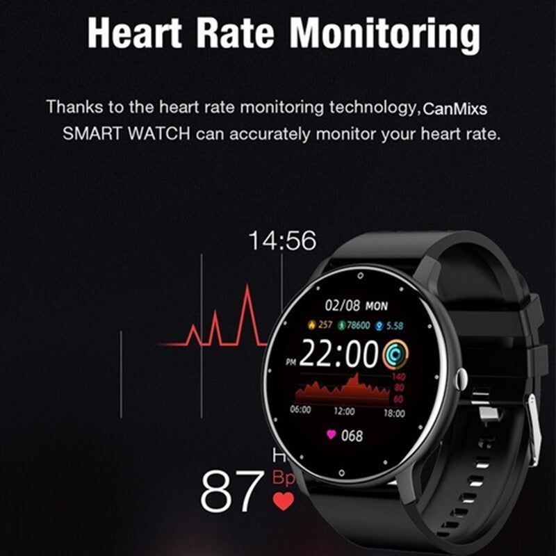 Smartwatch Bluetooth ZL02 Sports Fitness Azul