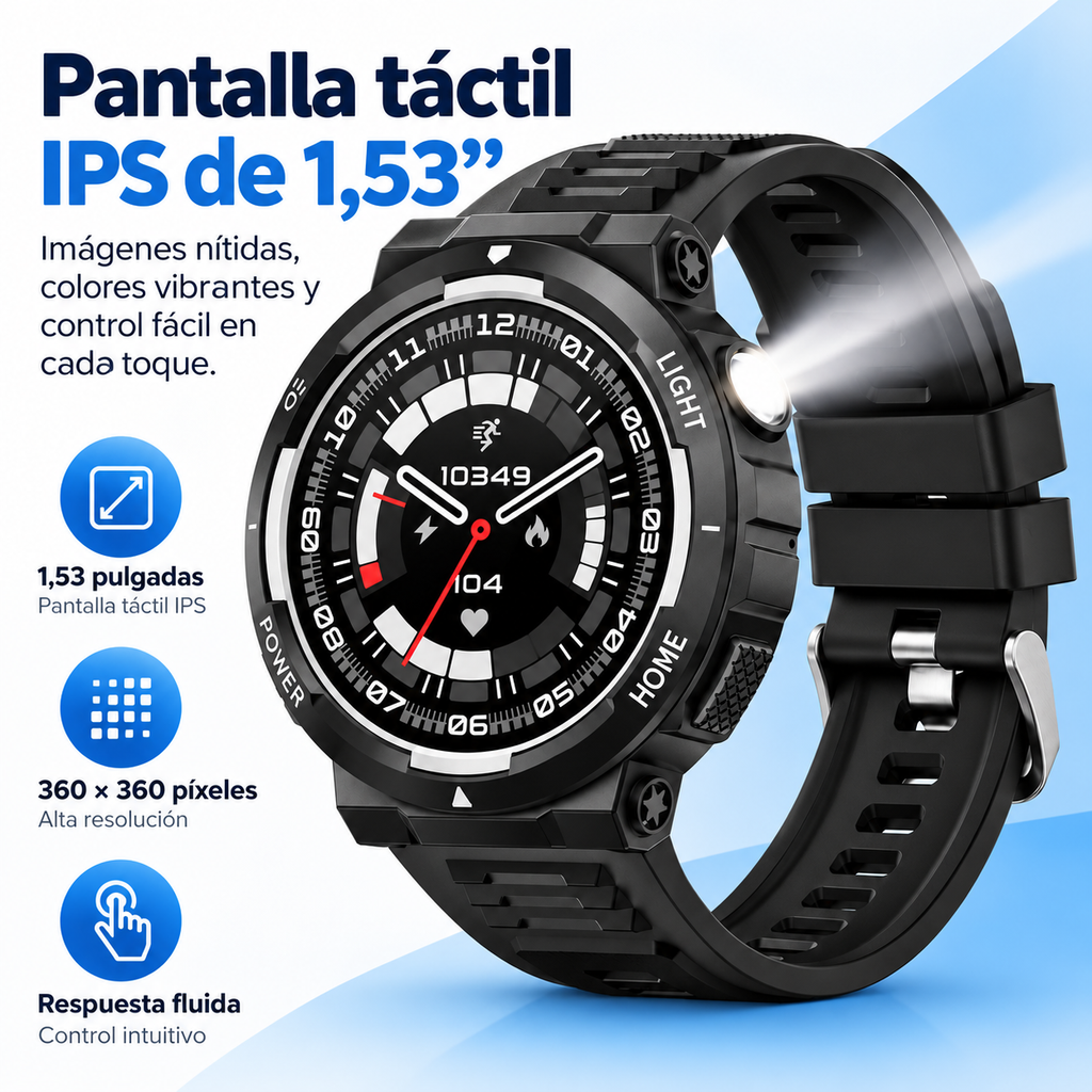 Pantalla IPS táctil de 1,53 pulgadas 360 por 360